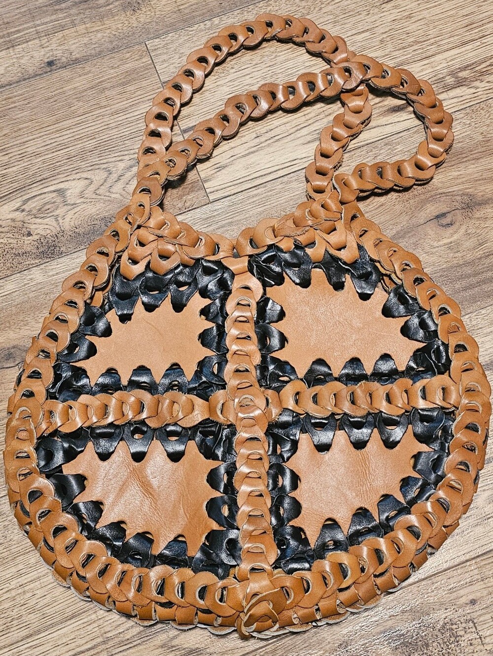 Woven Leather Bag